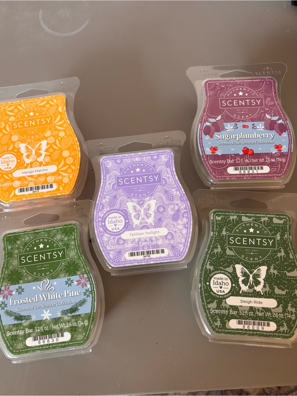 Scentsy Wax Bars Assorted lot